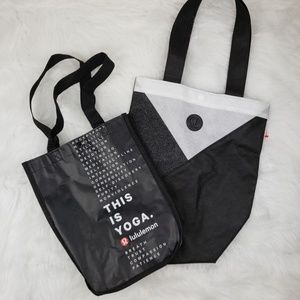 Set of 2 lululemon reusable bags